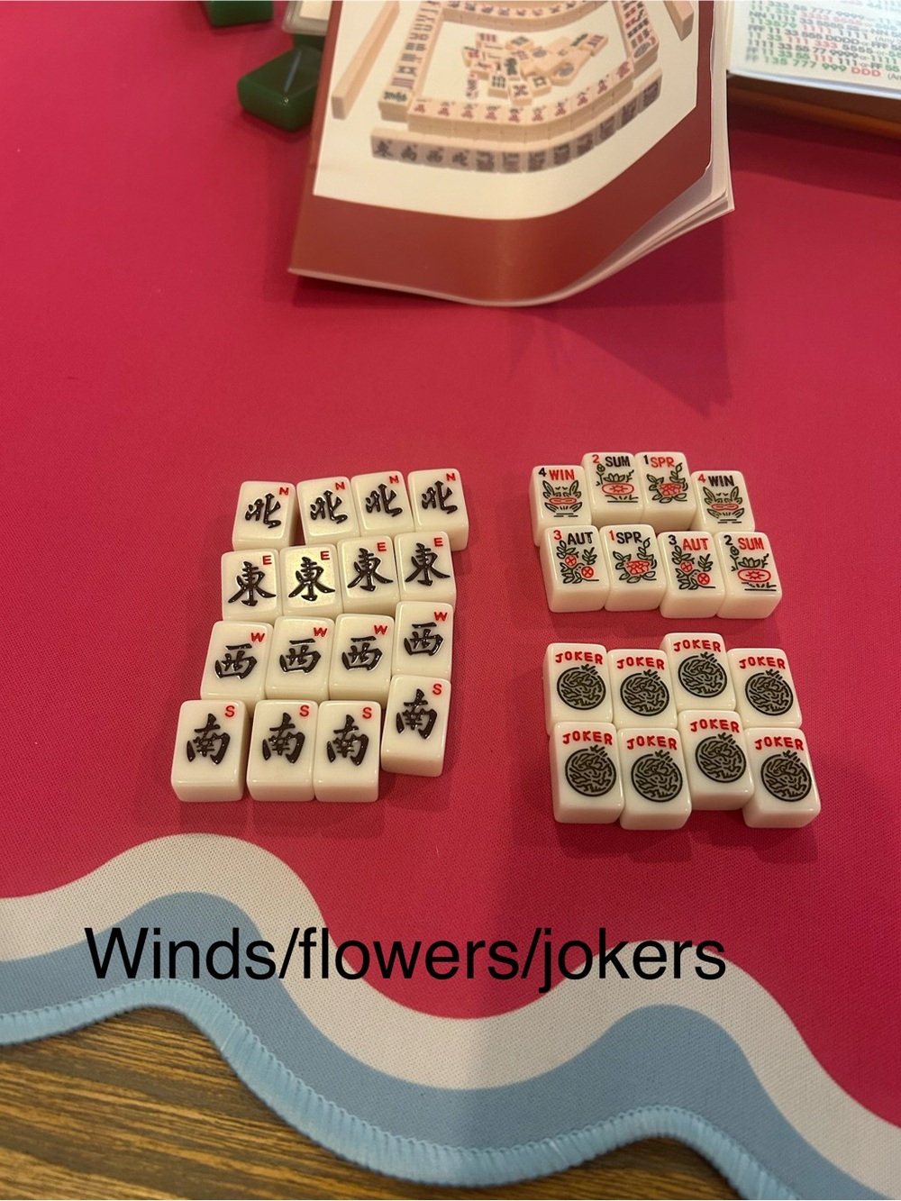 Travel MahJong set in Bag - Pink - Picture 7 of 8